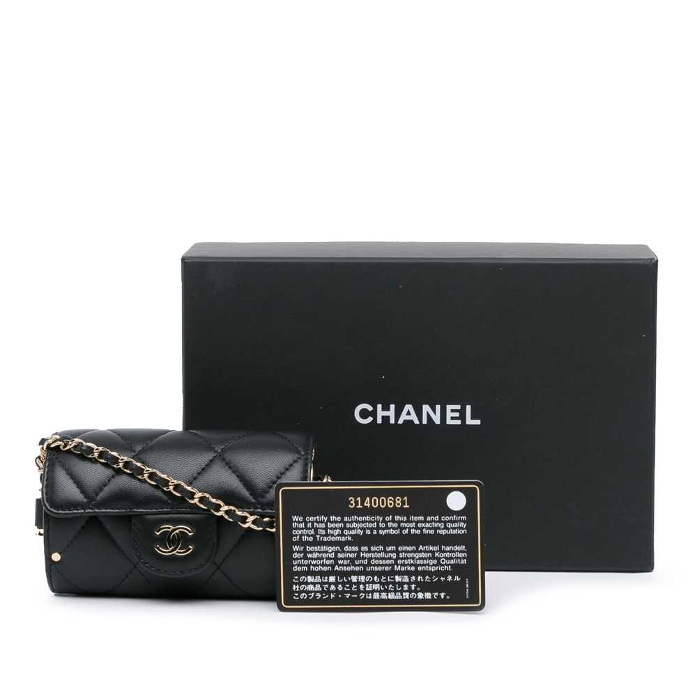 Black Chanel Quilted Lambskin Box Of Secrets Card… - image 10