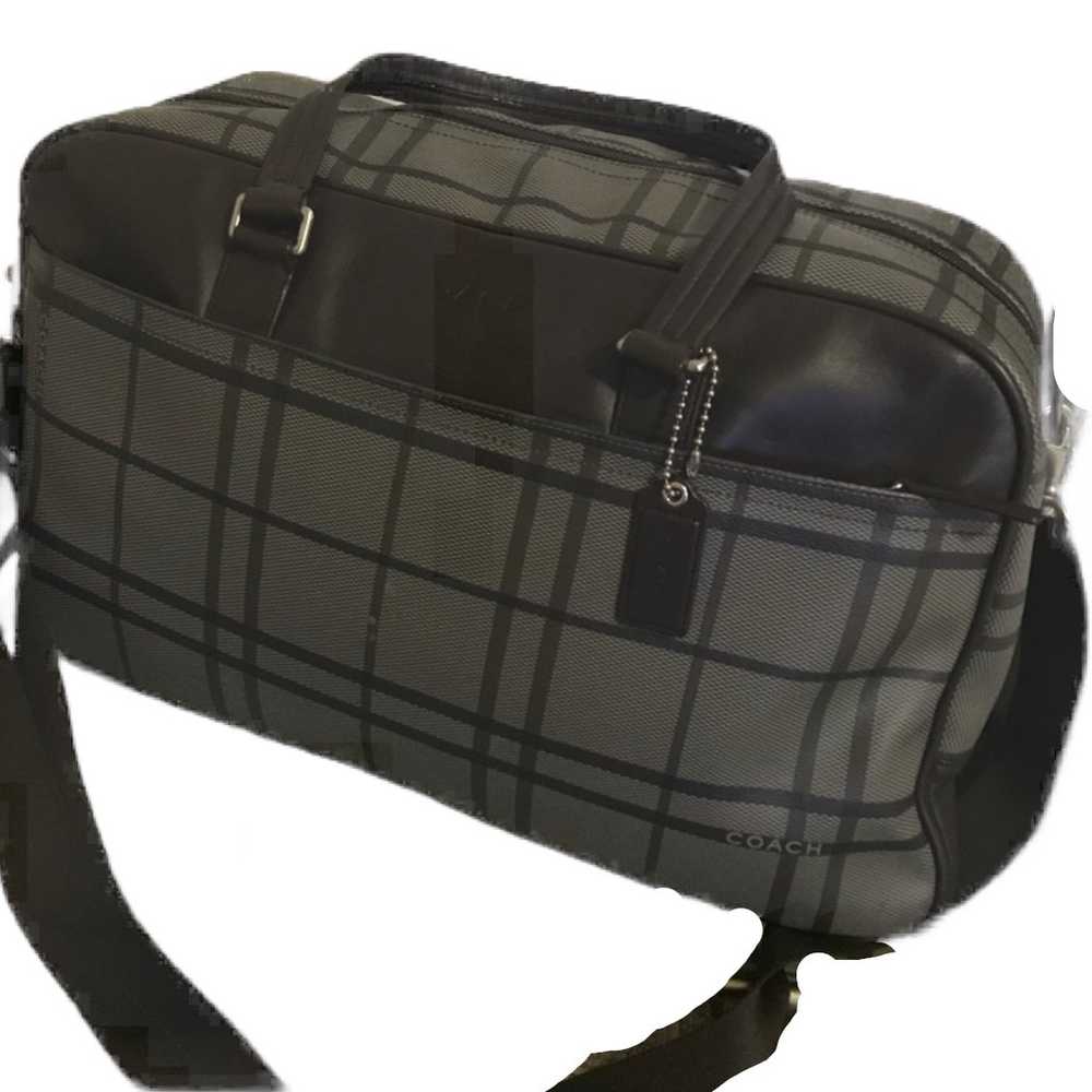 Coach Plaid Duffle Bag - image 1