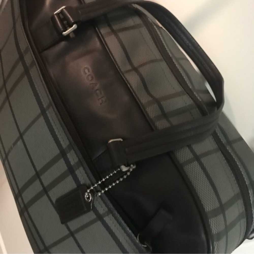 Coach Plaid Duffle Bag - image 7