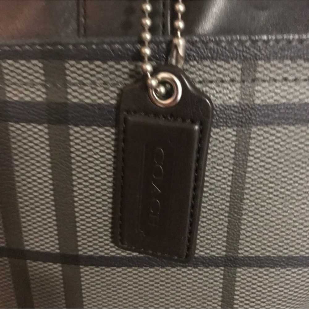 Coach Plaid Duffle Bag - image 8