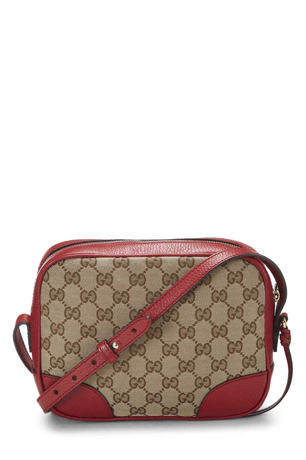 Red Original GG Canvas Bree Crossbody Mini Send i… - image 4