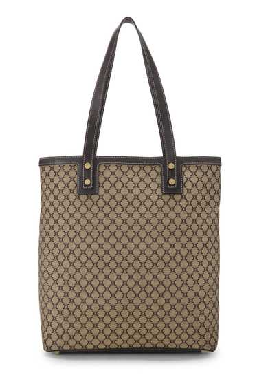 Brown Triomphe Canvas Tote Send in SMS Send in Ema