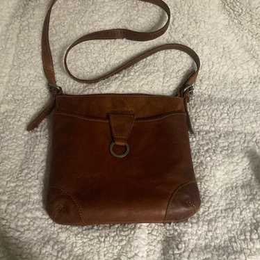 Brown Leather Jack Georges Crossbody Purse Bag - image 1