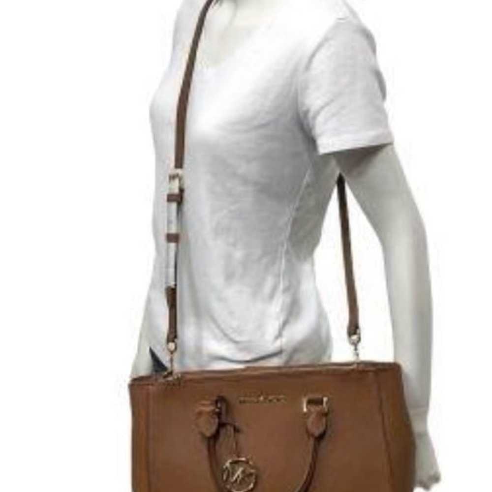 New without tags, Michael Kors Luggage Brown Saff… - image 10