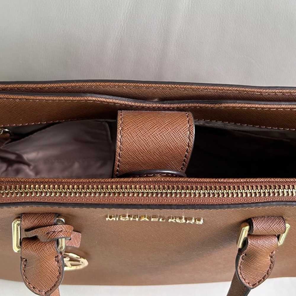 New without tags, Michael Kors Luggage Brown Saff… - image 5