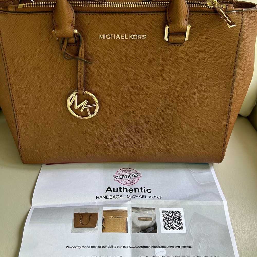 New without tags, Michael Kors Luggage Brown Saff… - image 7