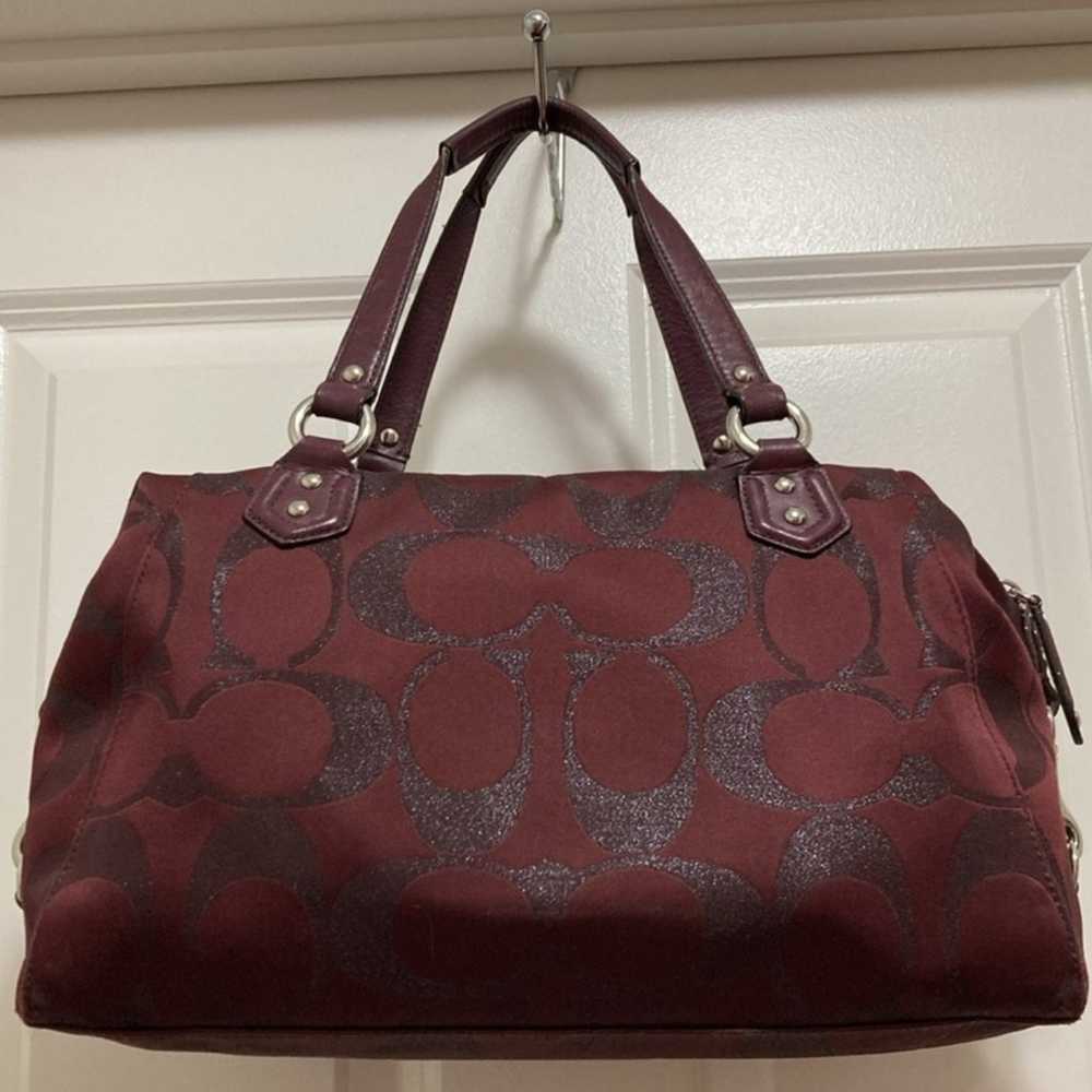 Coach CAMPBELL HOBO Bordeaux Handbag - image 2