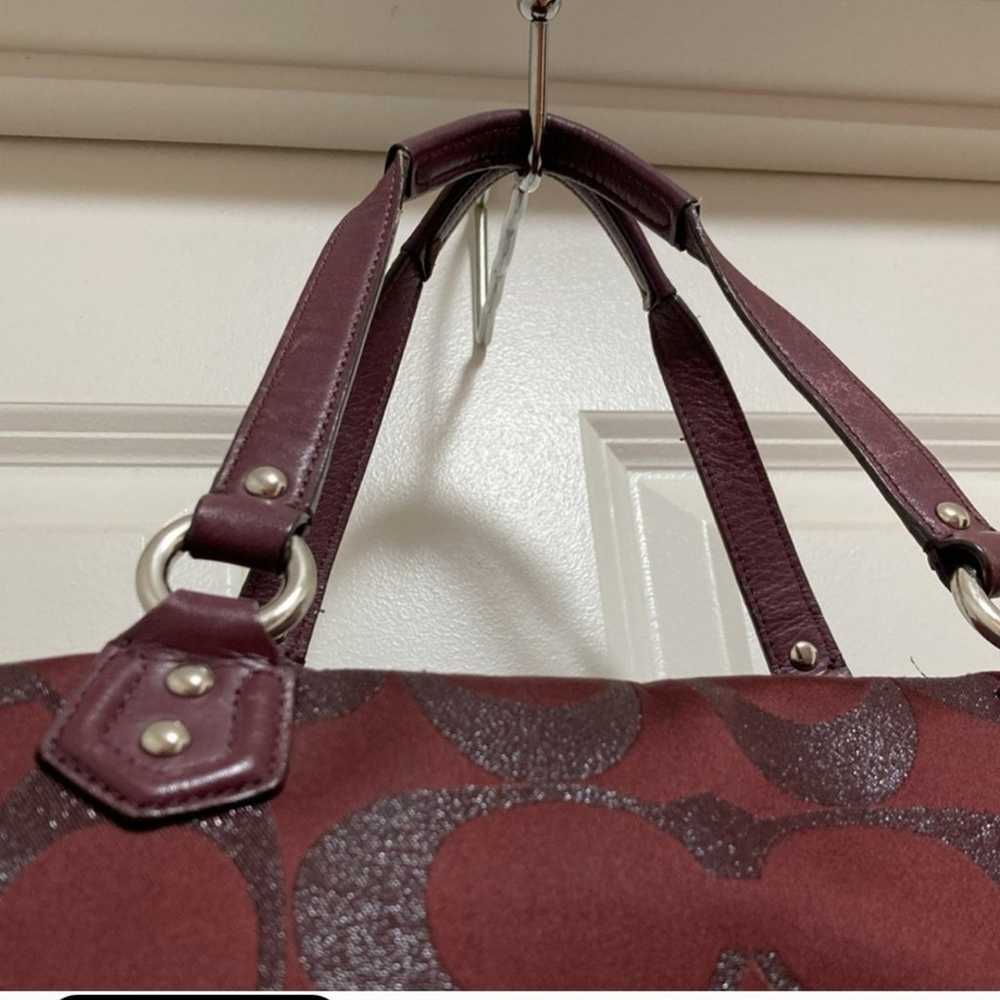 Coach CAMPBELL HOBO Bordeaux Handbag - image 5