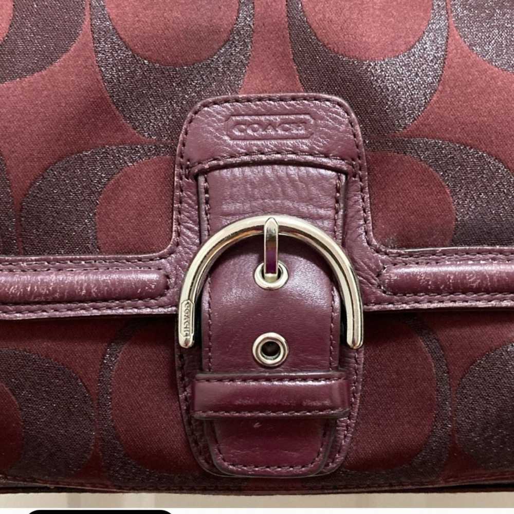 Coach CAMPBELL HOBO Bordeaux Handbag - image 7