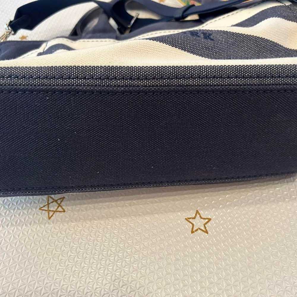 Kate Spade shoulder bag white navy stripes - image 4