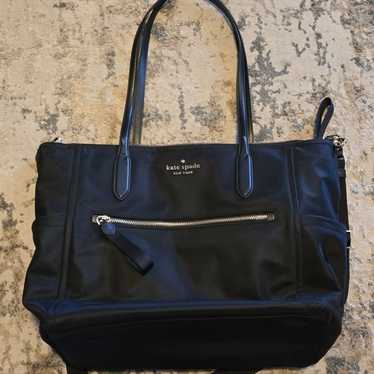 Kate 2024 Spade Honey Baby Bag Kennedy Park Black Nylon Diaper Bag