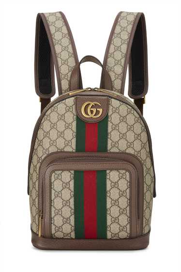 Original GG Supreme Canvas Ophidia Backpack Small… - image 1