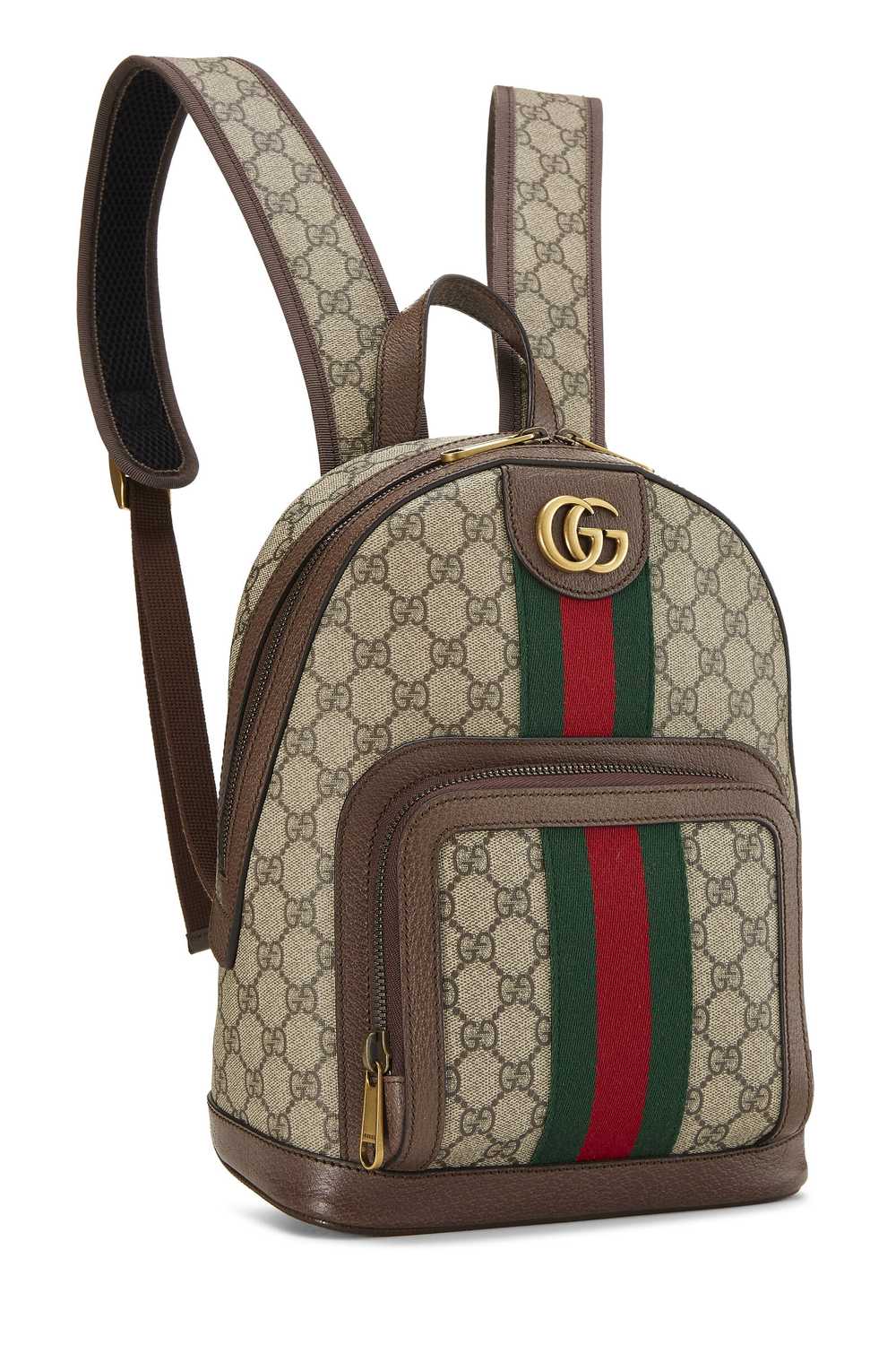 Original GG Supreme Canvas Ophidia Backpack Small… - image 2