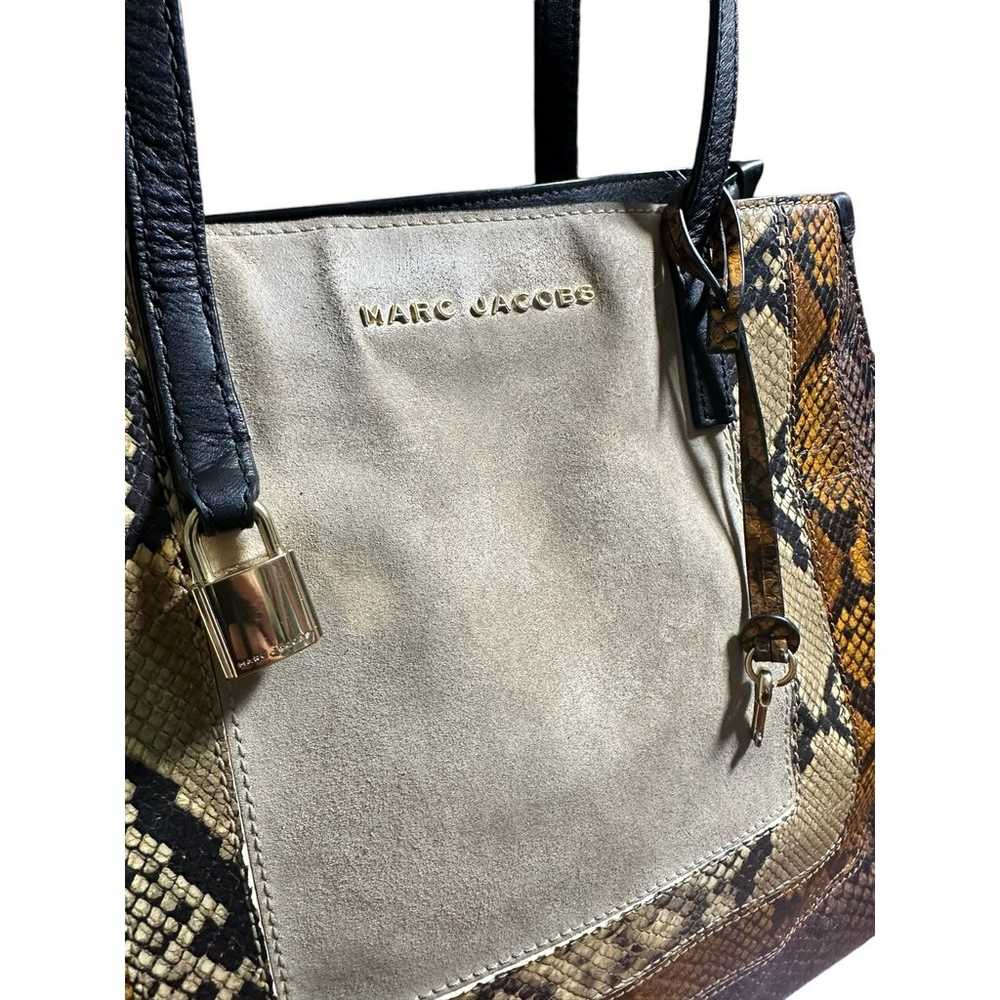 Marc Jacobs The Snake Grind Shopper Tote Bag in P… - image 10