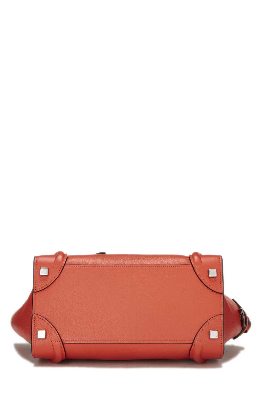 Orange Leather Luggage Micro Send in SMS Send in … - image 5