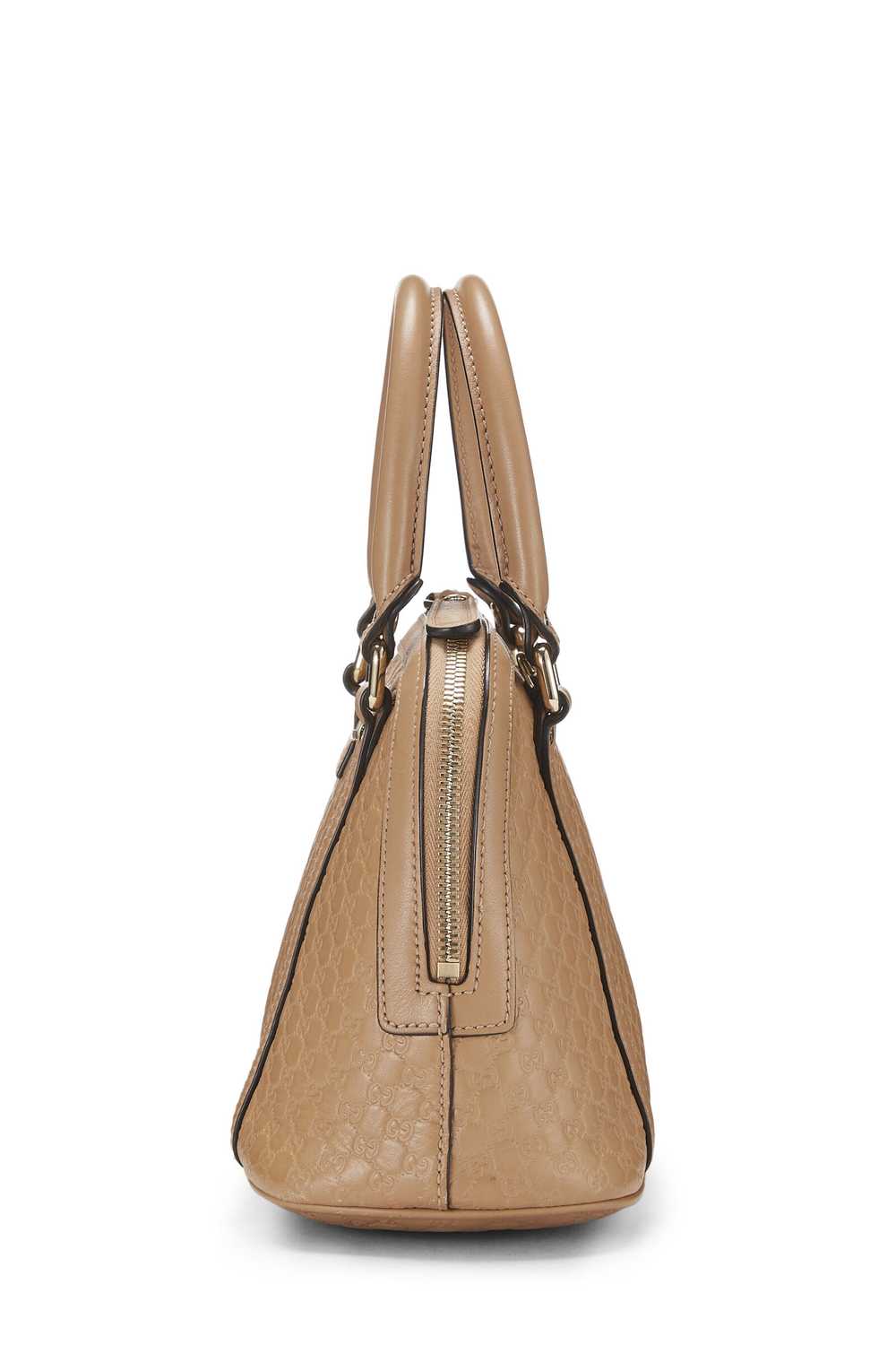 Beige Microguccissima Leather Nice Dome Bag Mini … - image 3