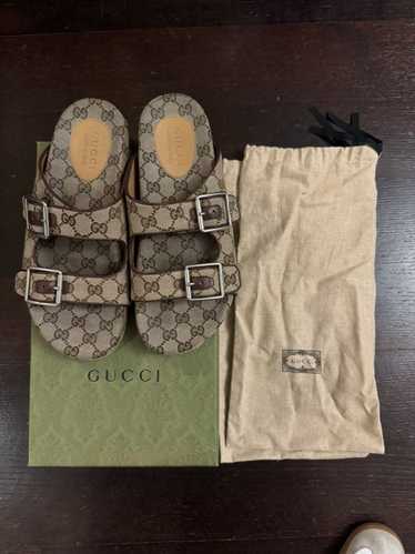 Gucci Gucci GG Canvas Canvas Sandals sz.8