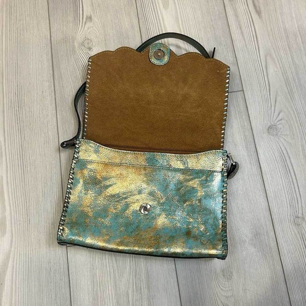 Patricia Nash Santillana Leather Shoulder Bag Pur… - image 3