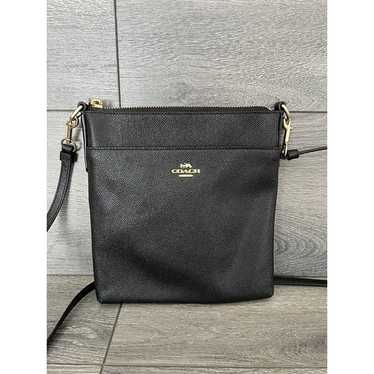 COACH Crossgrain Messenger Crossbody Bag Black Col