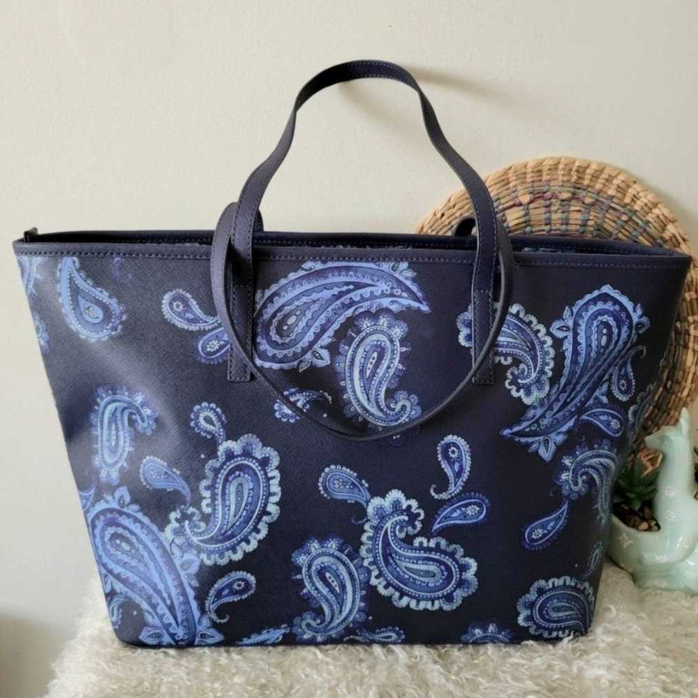 Rare like new Michael kors print tote shoulder bag - image 4