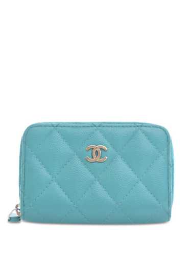 CHANEL Pre-Owned 2016-2017 CC Quilted Caviar Zip C