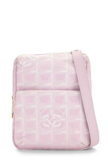 Pink Nylon Travel Line Shoulder Bag Send in SMS S… - image 1