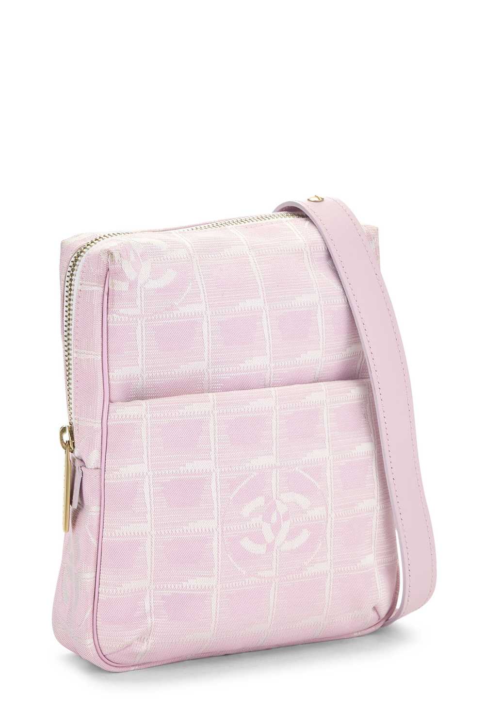 Pink Nylon Travel Line Shoulder Bag Send in SMS S… - image 2