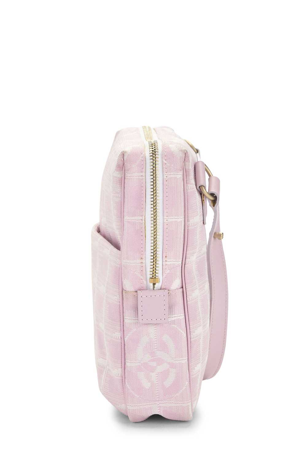 Pink Nylon Travel Line Shoulder Bag Send in SMS S… - image 3