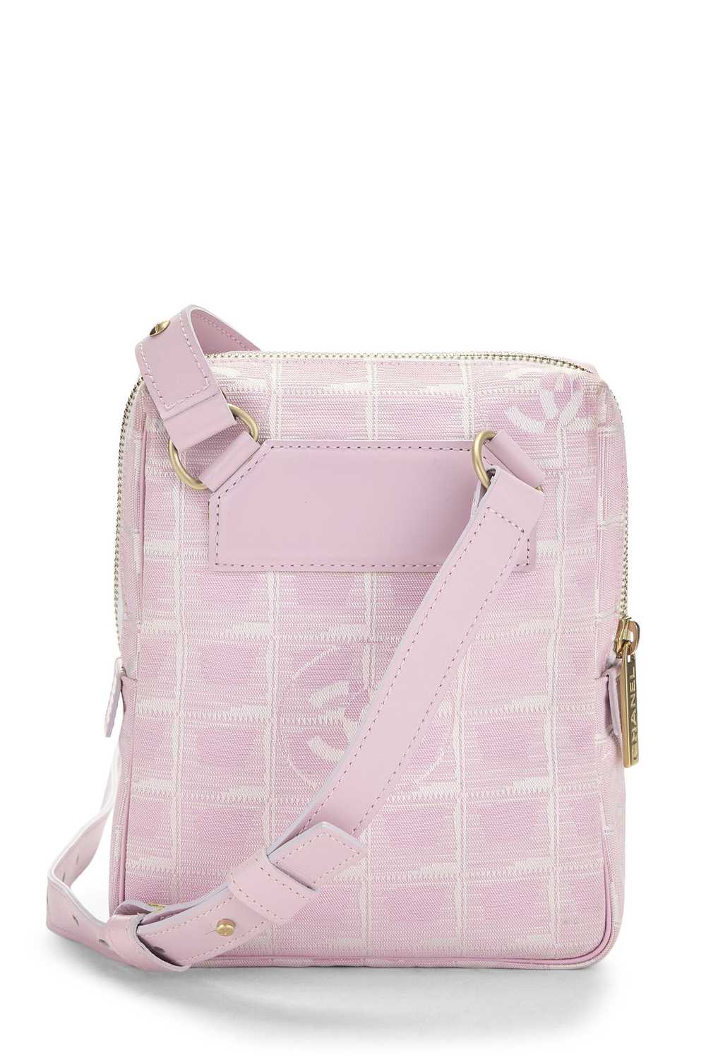 Pink Nylon Travel Line Shoulder Bag Send in SMS S… - image 4