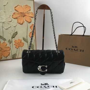 COACH Black Quilted Shoulder Bag CP150 - image 1