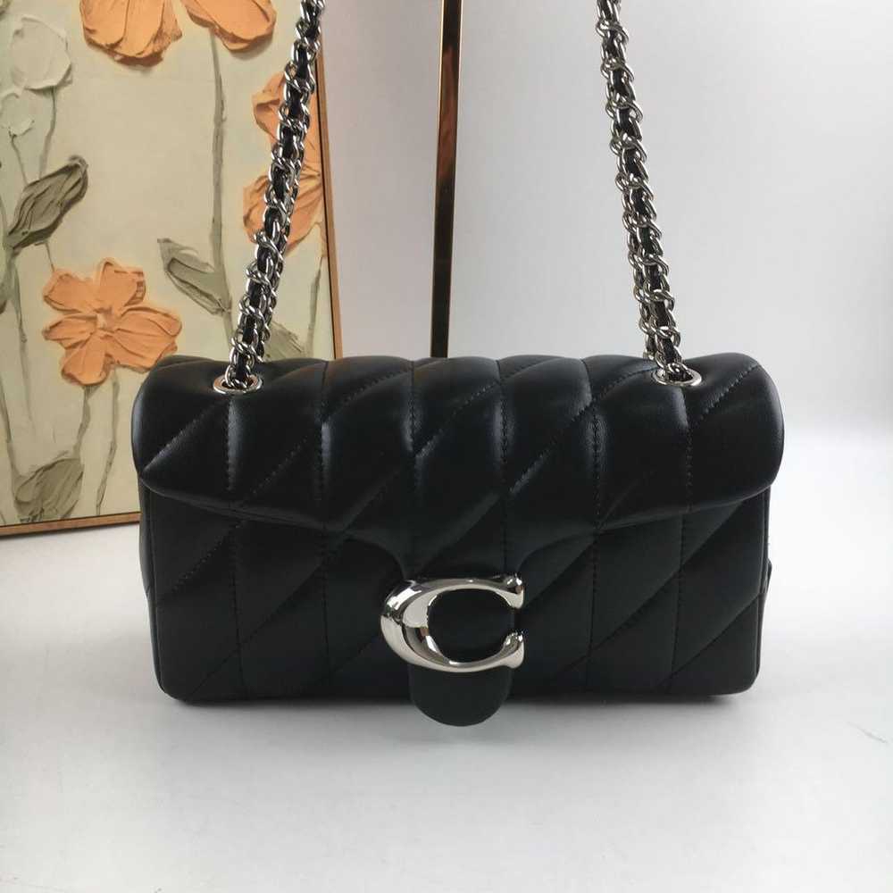 COACH Black Quilted Shoulder Bag CP150 - image 3