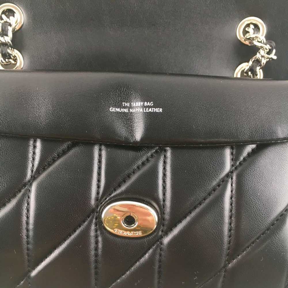 COACH Black Quilted Shoulder Bag CP150 - image 7