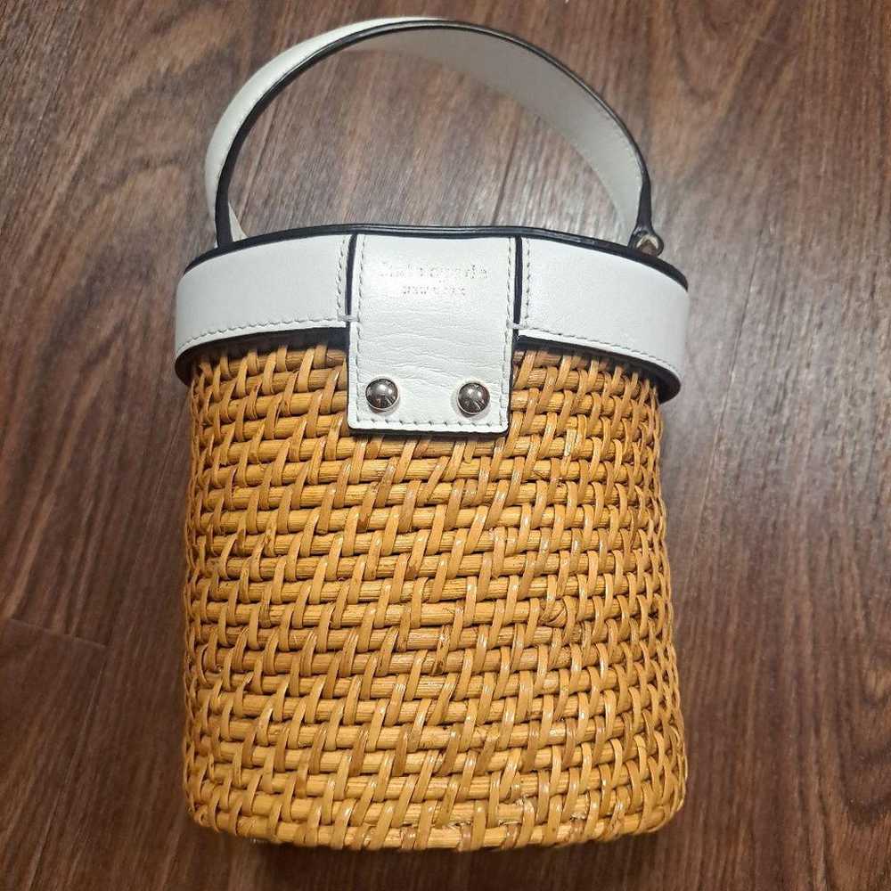 Excellent condition!! Kate Spade woven basket bag… - image 3