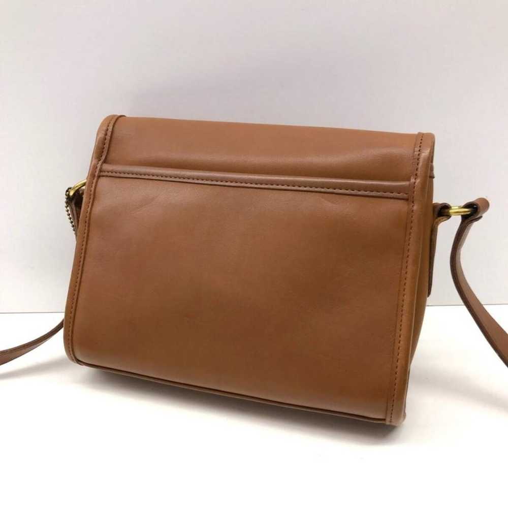 COACH: Glove Leather Shoulder Bag★ Brown Old Coac… - image 3