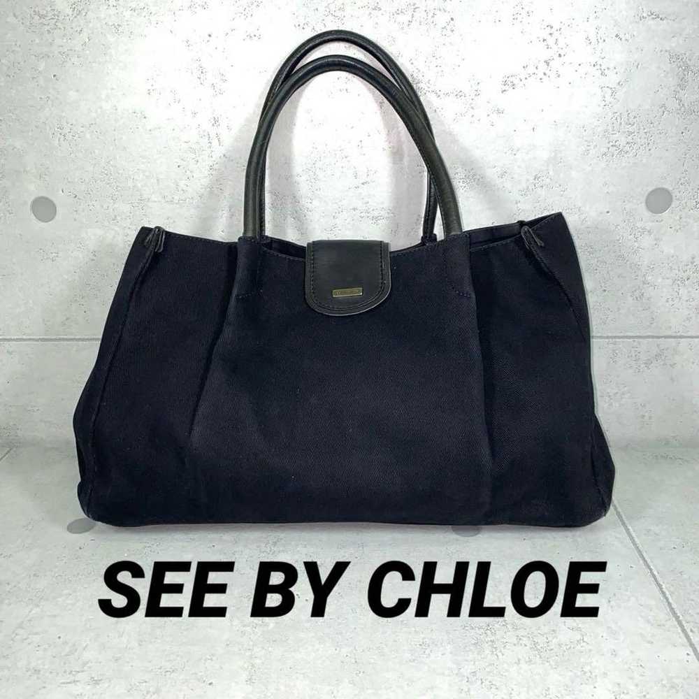 SEE BY CHLOE Black Tote Bag - A4 Size Compatible - image 1