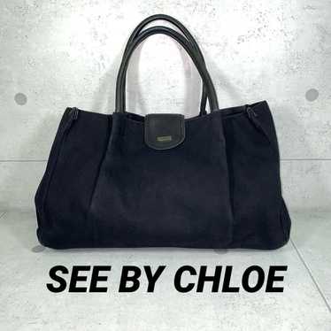 SEE BY CHLOE Black Tote Bag - A4 Size Compatible - image 1