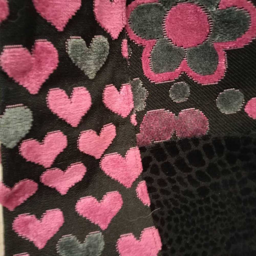 Unused ❤️ Syncbee Rare Patchwork Pink Black - image 4