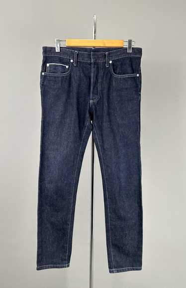 パンツ 00s Dior HOMME black coating indigo 00's Dior Skinny Jeans Mens 29w 31l Indigo Blue Denim Made