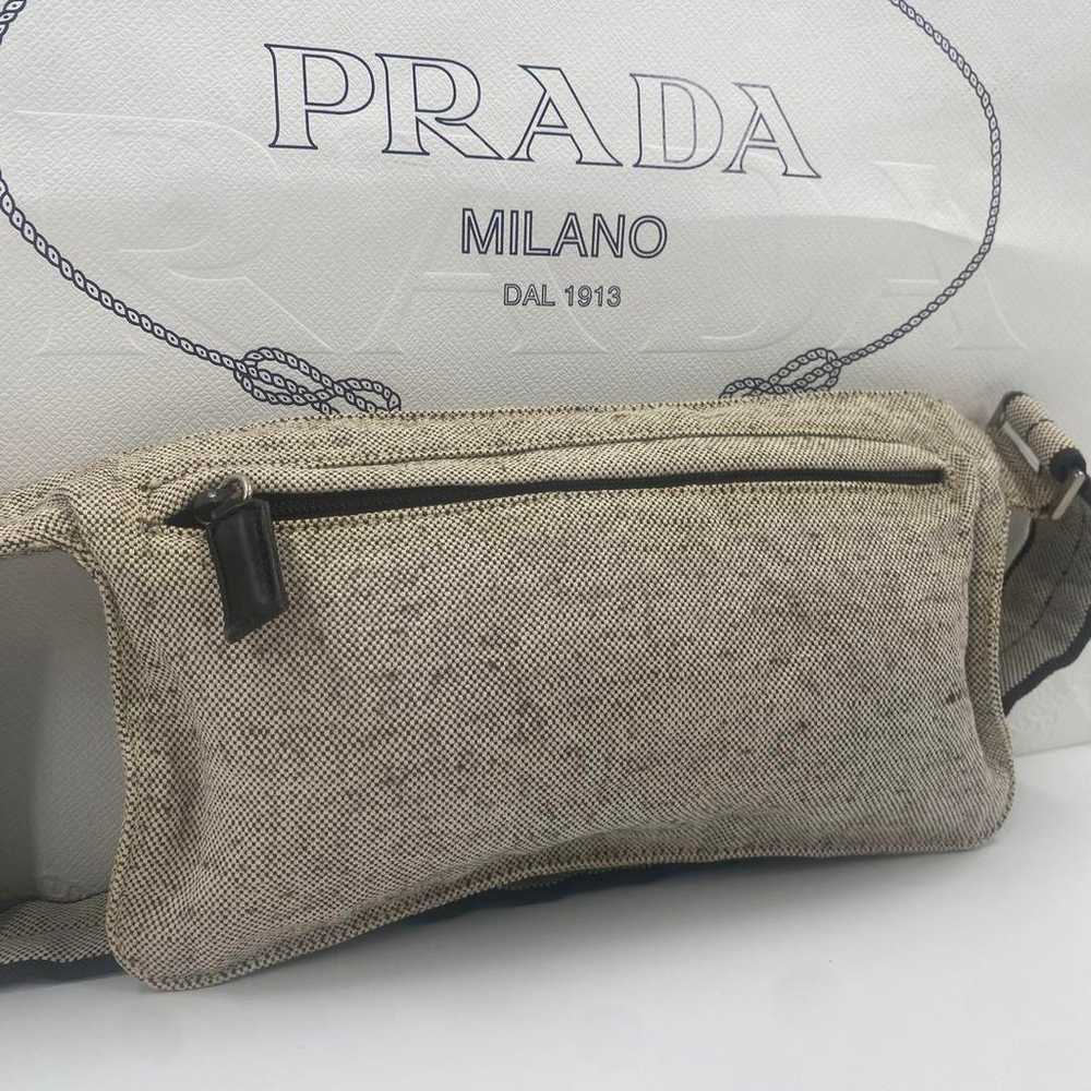 Excellent condition Prada Canapa Sports Waist Pou… - image 3