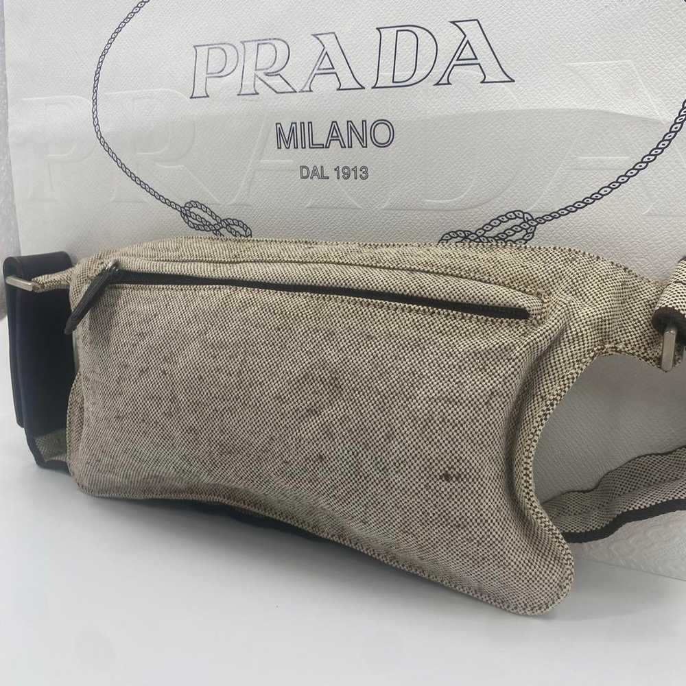 Excellent condition Prada Canapa Sports Waist Pou… - image 4