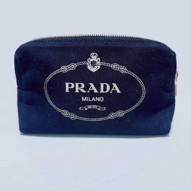 PRADA Canvas Logo Pouch