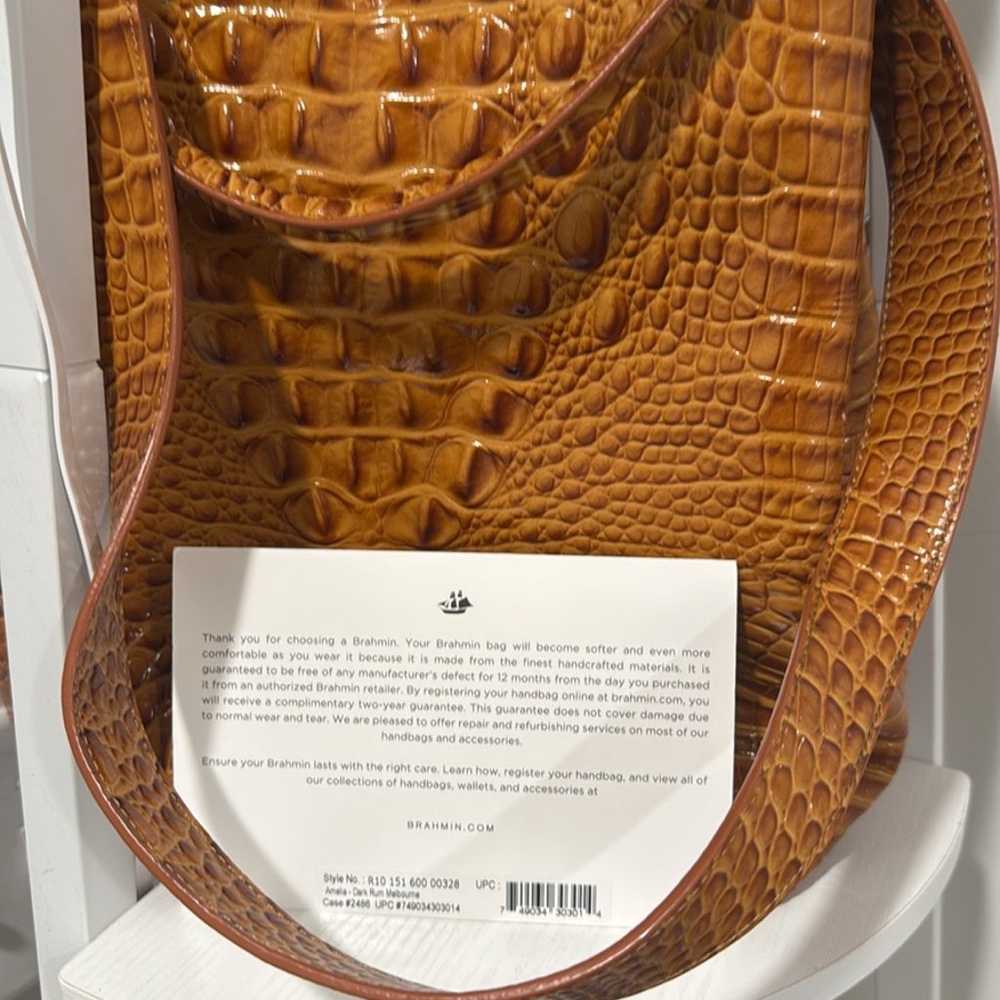 Brahmin Amelia Dark Rum Melbourne bag - image 6