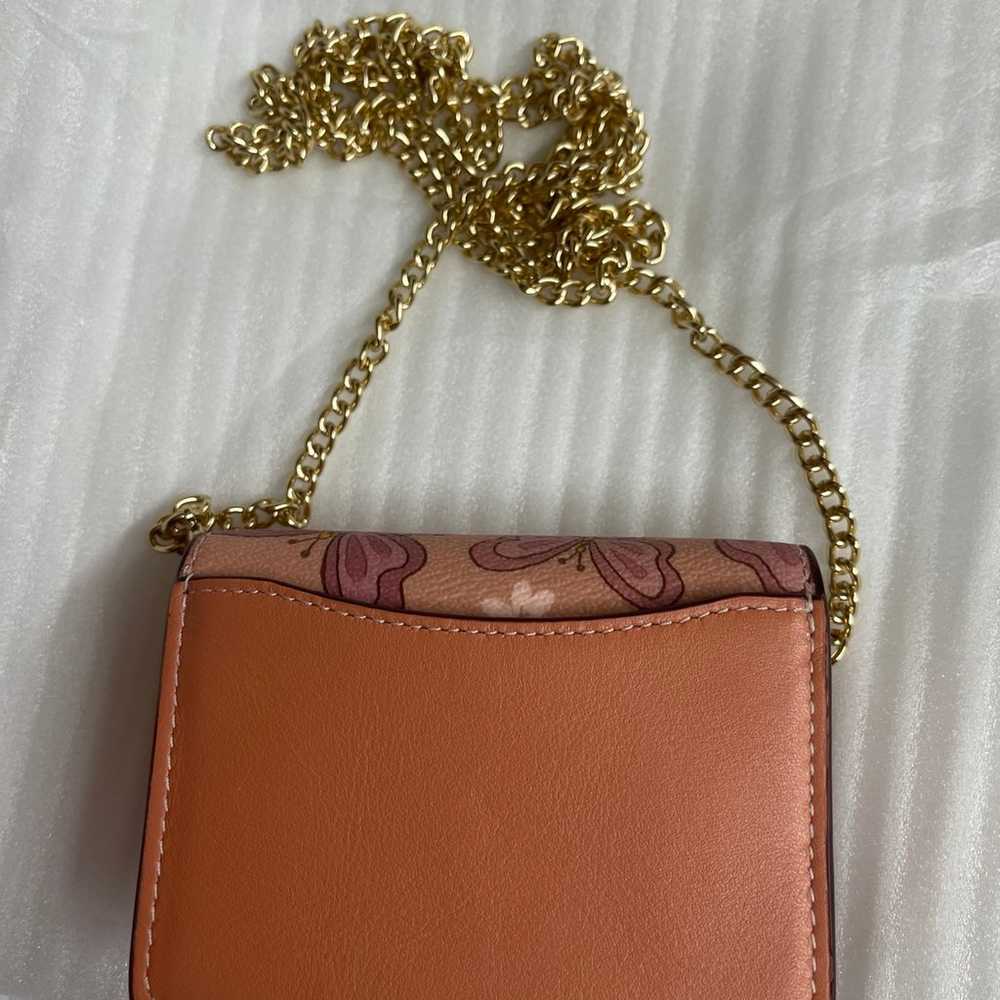 Coach Mini Wallet On A Chain With Lovely Butterfl… - image 3