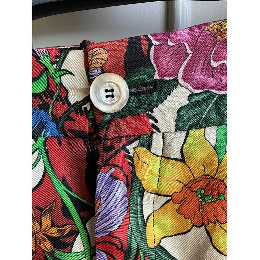 Gucci Silk large pants - image 2