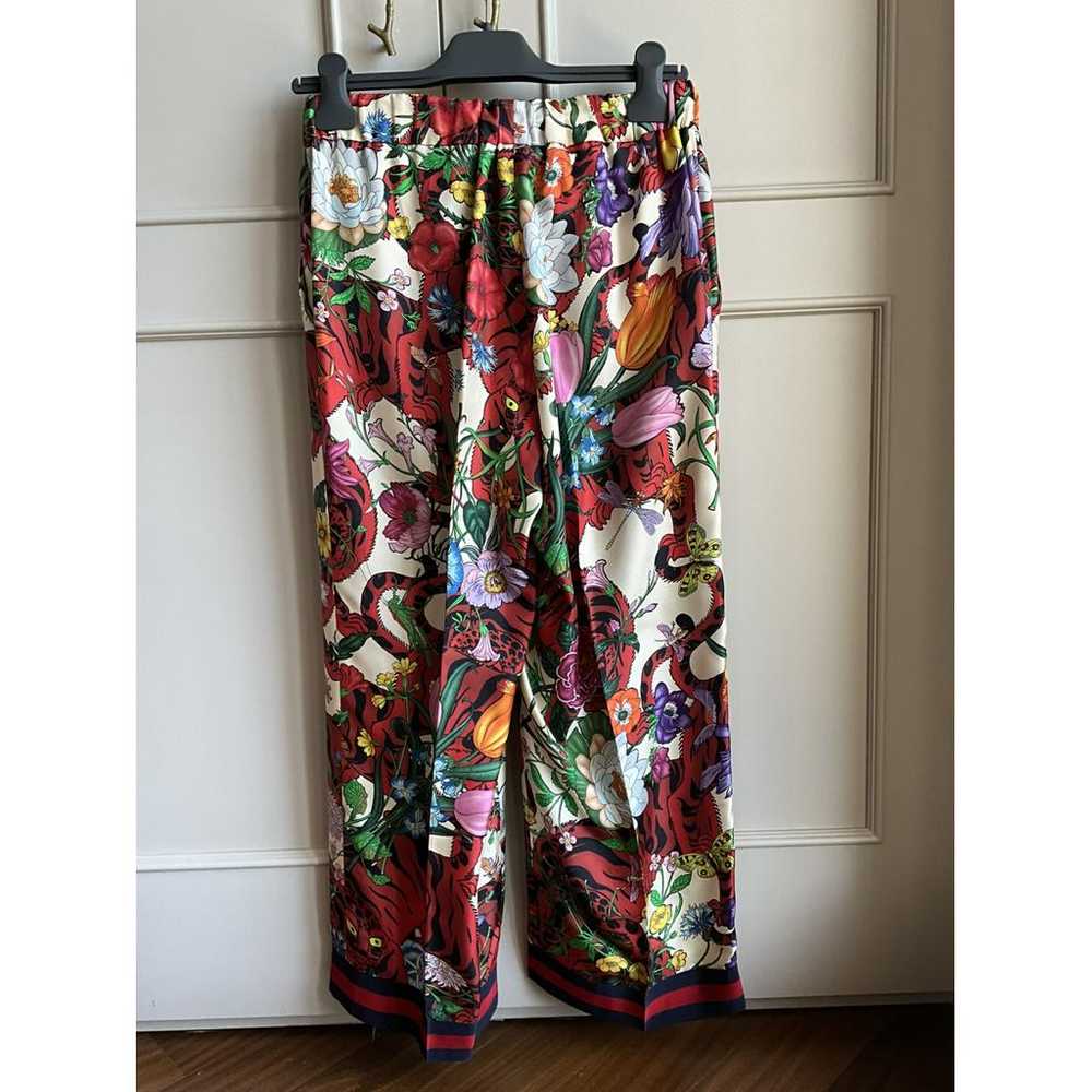 Gucci Silk large pants - image 6