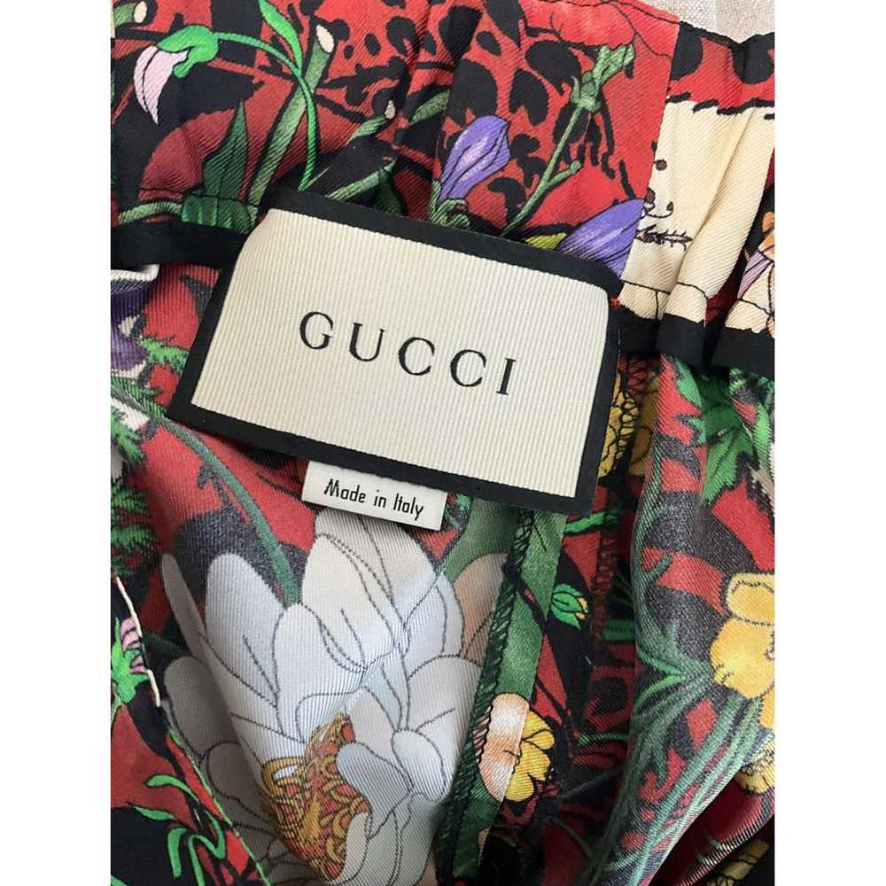 Gucci Silk large pants - image 8