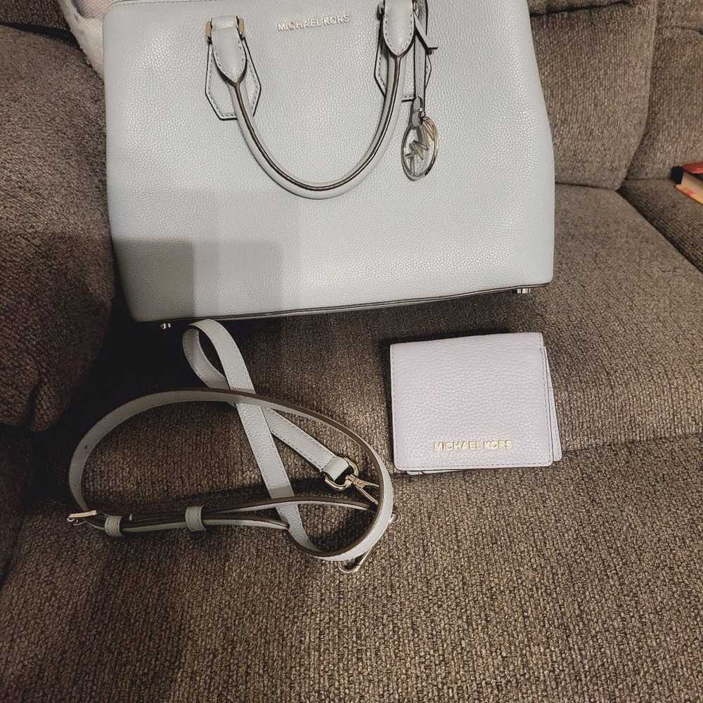 Michael Kors purse and wallet set - image 1