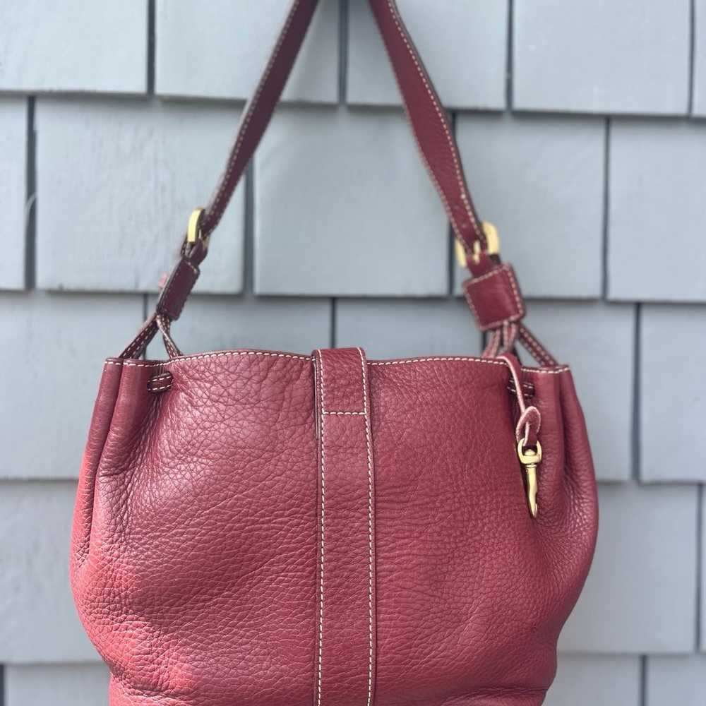 DOONEY & BOURKE Burgundy Leather Alto Belvedere H… - image 2