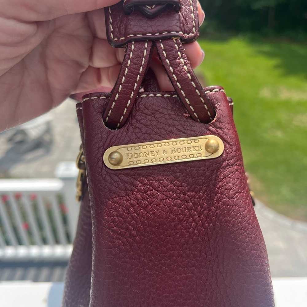 DOONEY & BOURKE Burgundy Leather Alto Belvedere H… - image 3