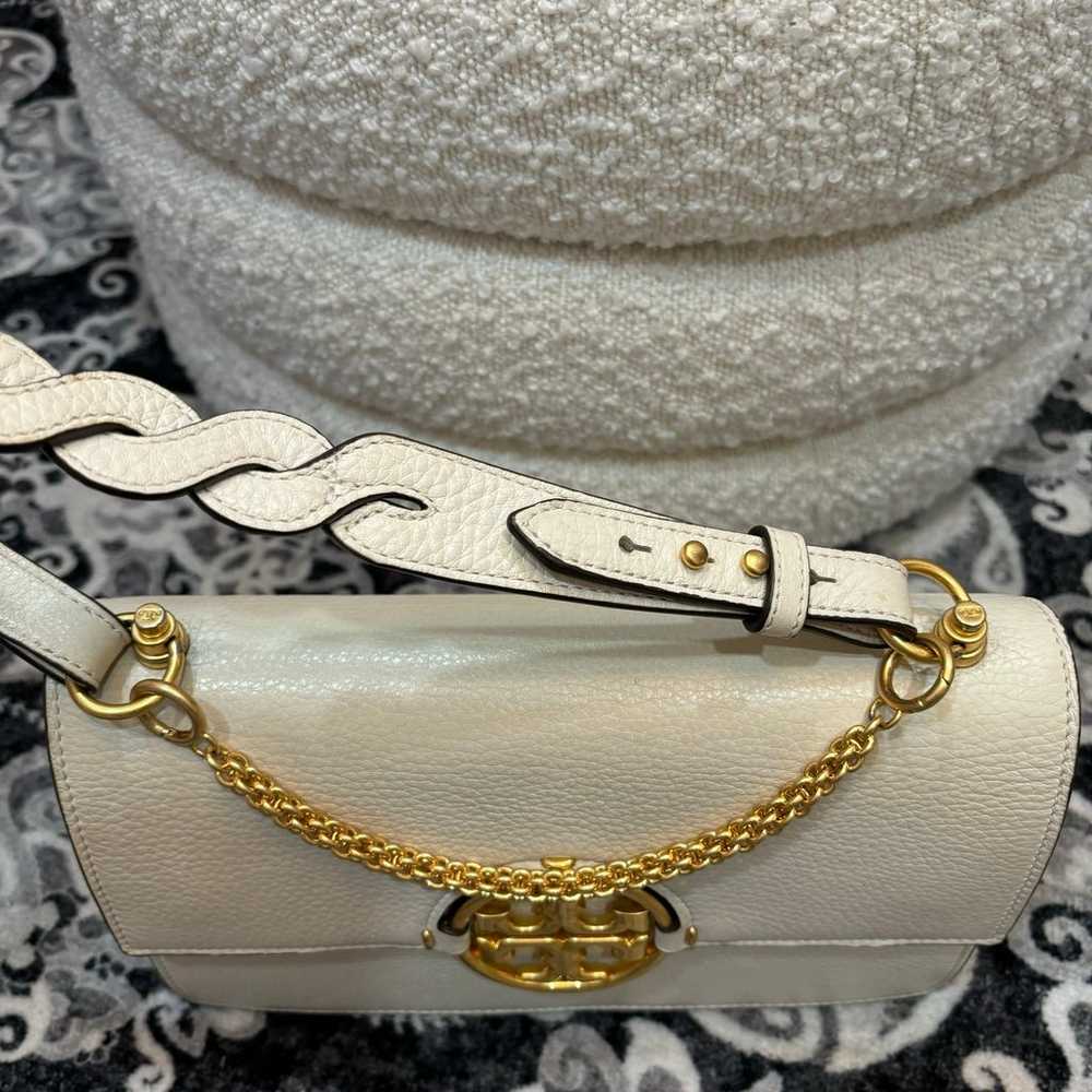 Tory Burch Miller Leather Shoulder Bag in ivory - image 5